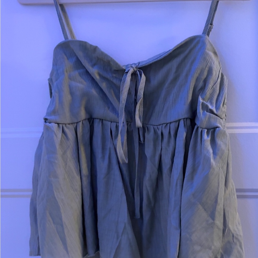 Blue Strappy Top